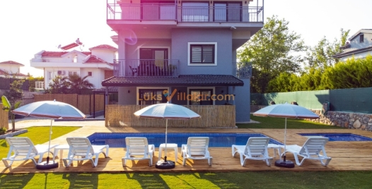 Ölüdeniz'de Doğa Manzaralı, Özel Havuzlu Lüks Villa 0 Resim